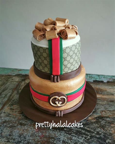 2 tier gucci cake|Gucci birthday cake.